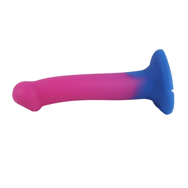 Youngwill Large Silicone Dildo with Gradient Color