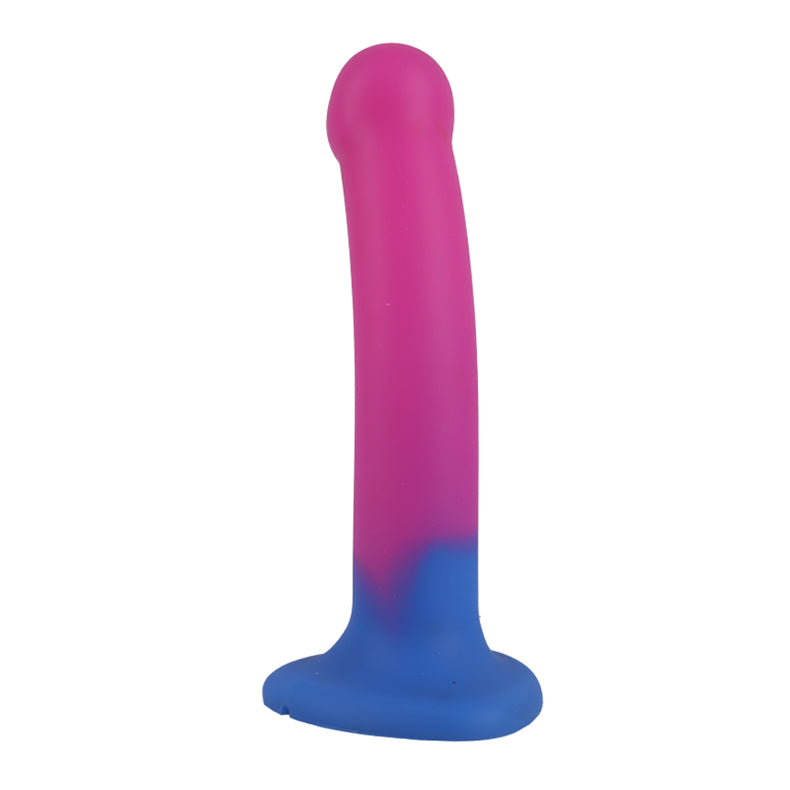 Youngwill Large Silicone Dildo with Gradient Color