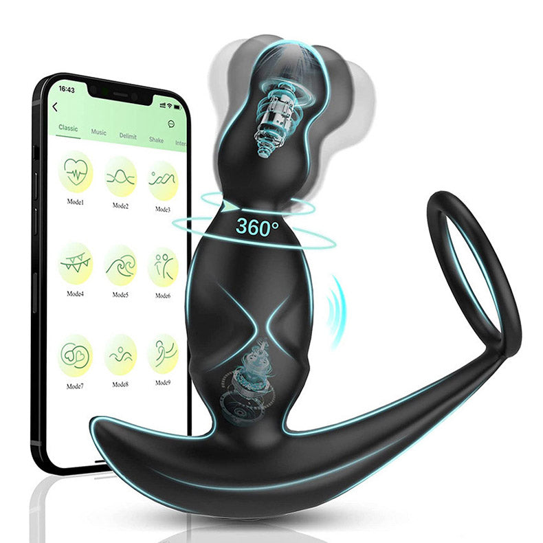 Youngwill-APP Rotation Prostate Massager for Men