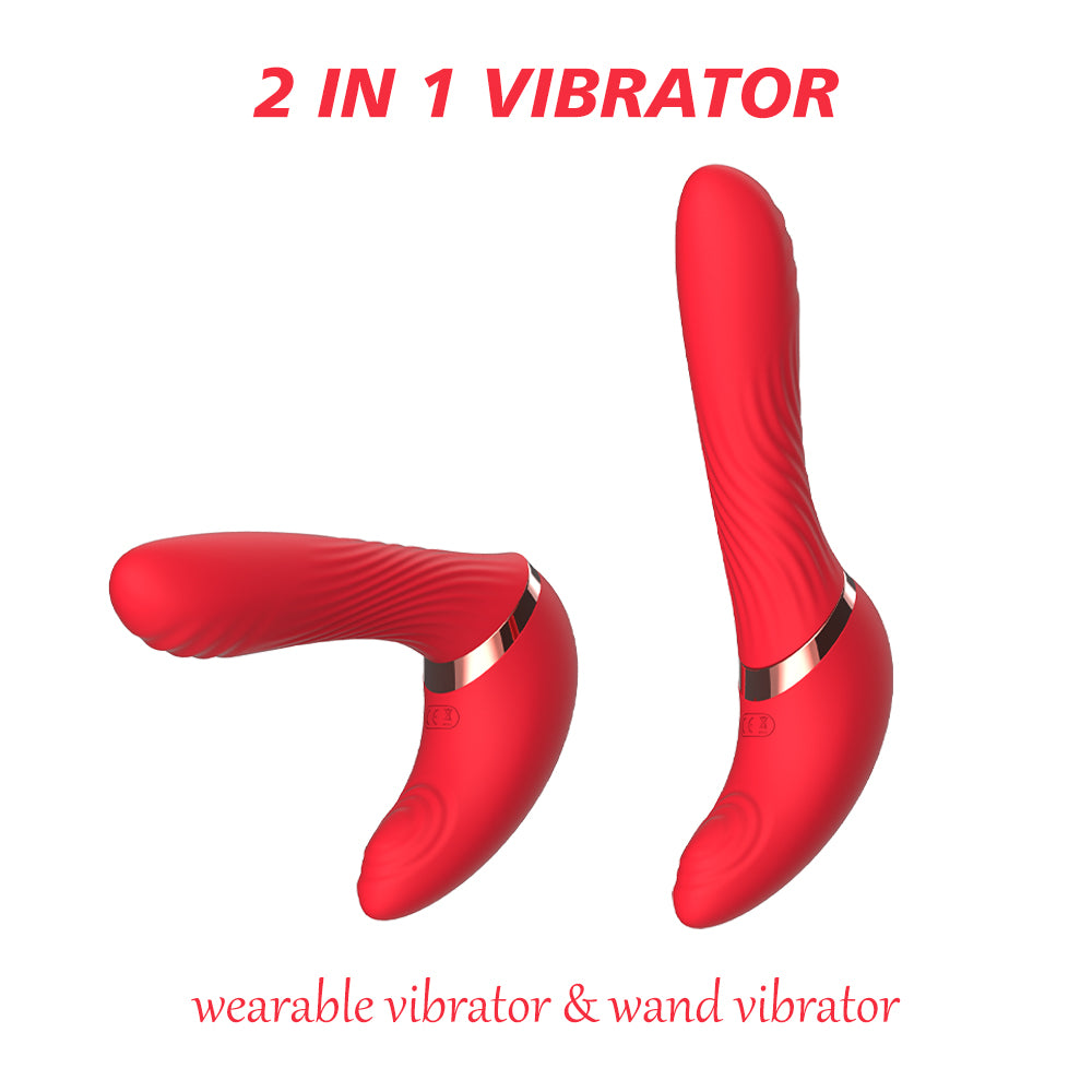 G-spot Vibrator Rotating Bead Female Vibrator-function  display