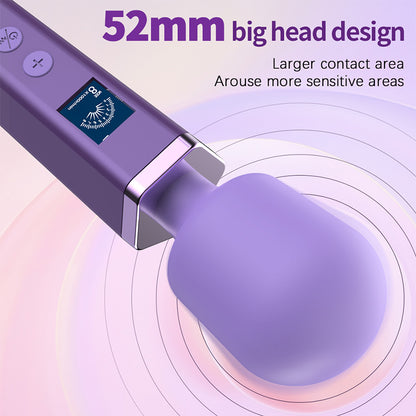 Youngwill-LCD Display Powerful Massage Wand Vibrator