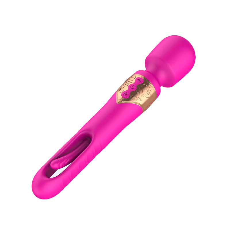 Hollow Slap Massage Wand Vibrator G-spot Stimulator Front view 3