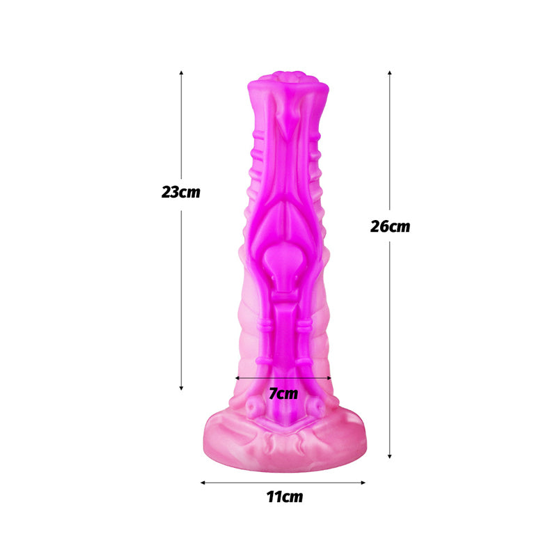 Gradient Color Animal Dildo-size 2