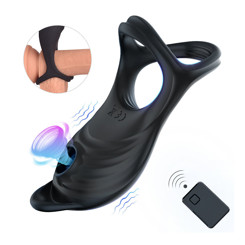 Youngwill Silicone Cock Ring with Suction Head