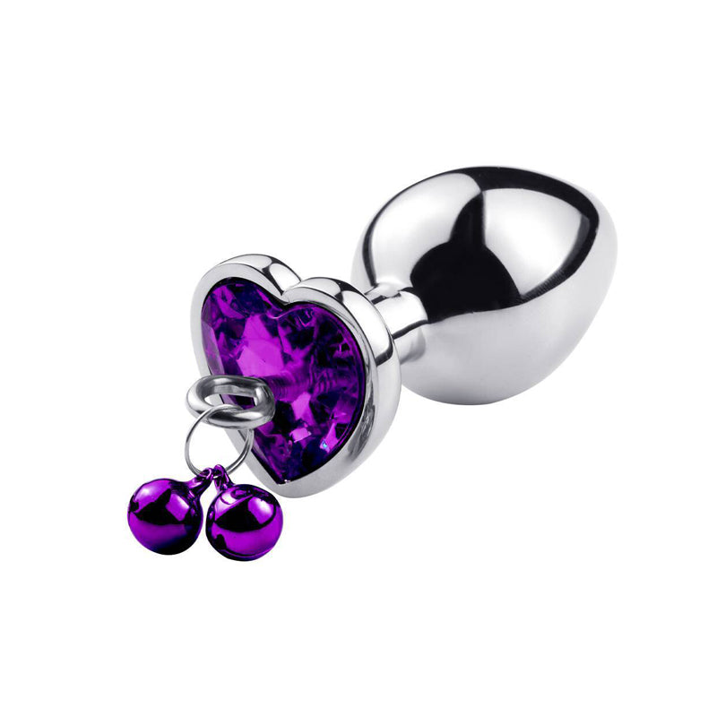 Youngwill Metal Anal Plug With Crystal Jewelry