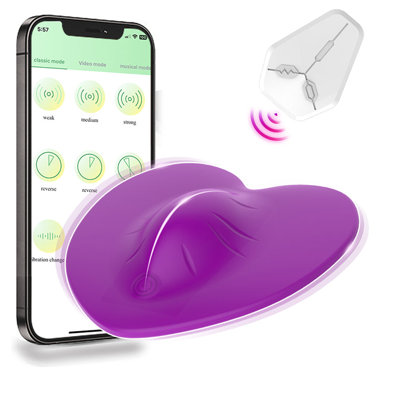 Youngwill APP Vibrating Silicone Pad Love Egg Vibrator for Women