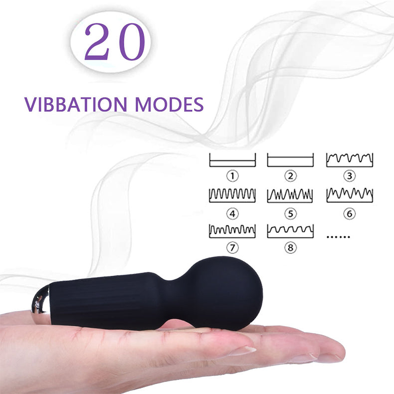 Mini Massage Wand Vibrator function