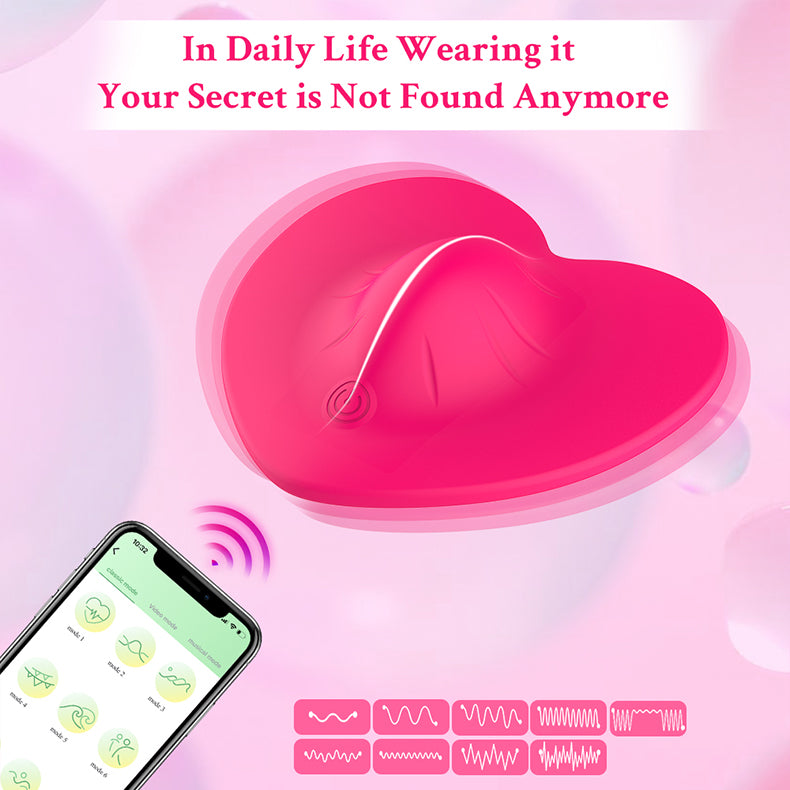 Youngwill APP Vibrating Silicone Pad Love Egg Vibrator for Women