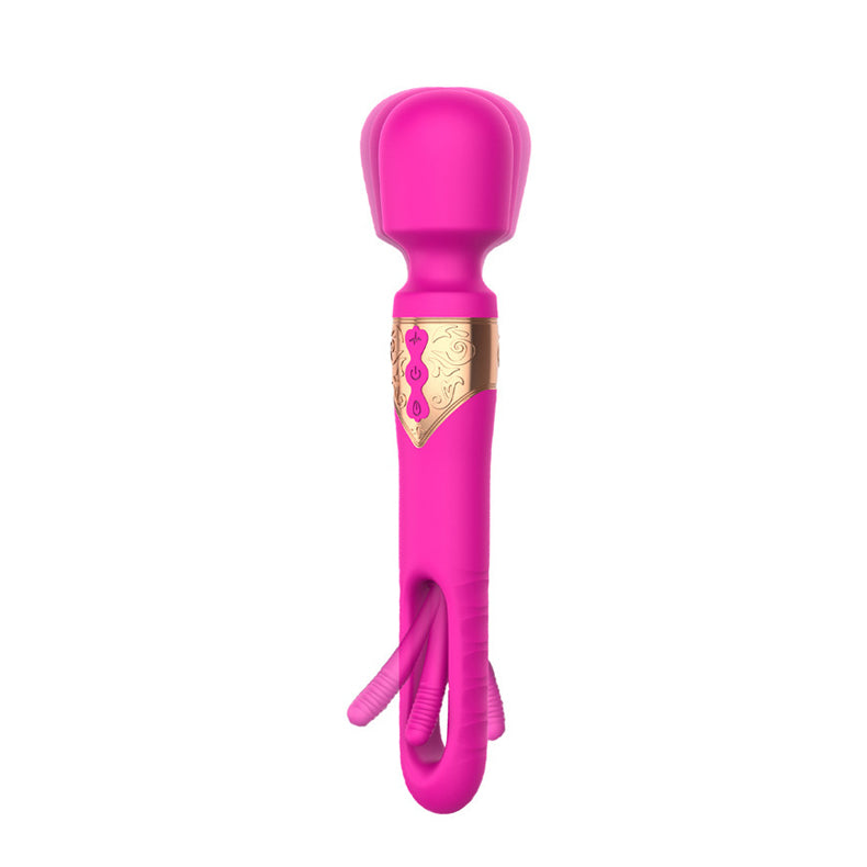 Hollow Slap Massage Wand Vibrator G-spot Stimulator Front view