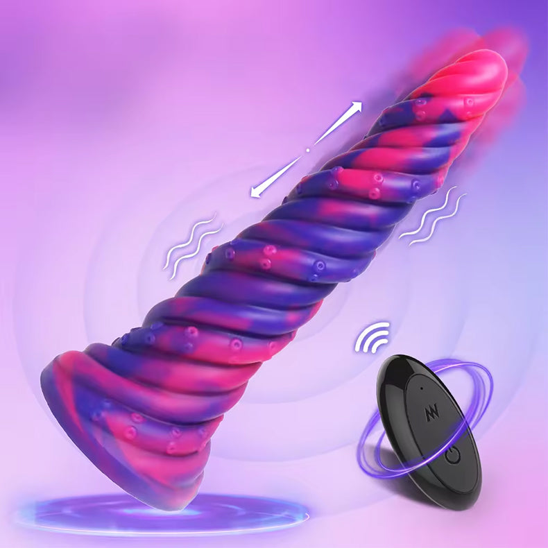 Youngwill-Powerful Telescopic Electric Dragon Dildo