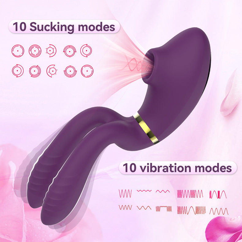 Youngwill APP Sucking Dual Shock Vibrator