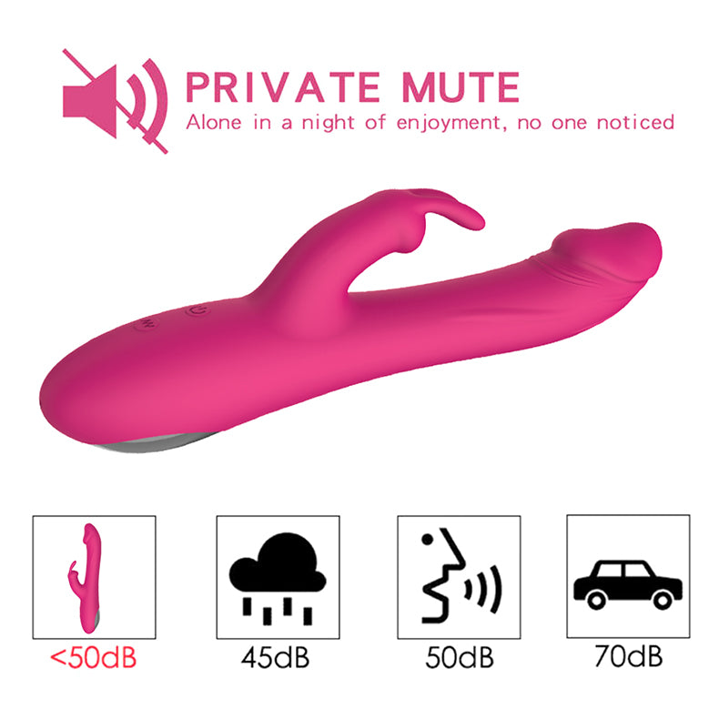 Youngwill-Telescopic Rabbit Dildo Vibrator