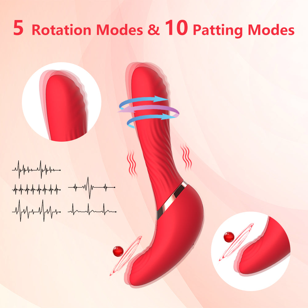 G-spot Vibrator Rotating Bead Female Vibrator-function modes