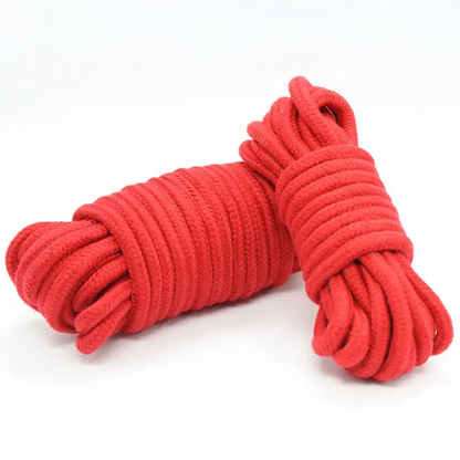 Youngwill 10m Red BDSM Bondage Soft Cotton Rope