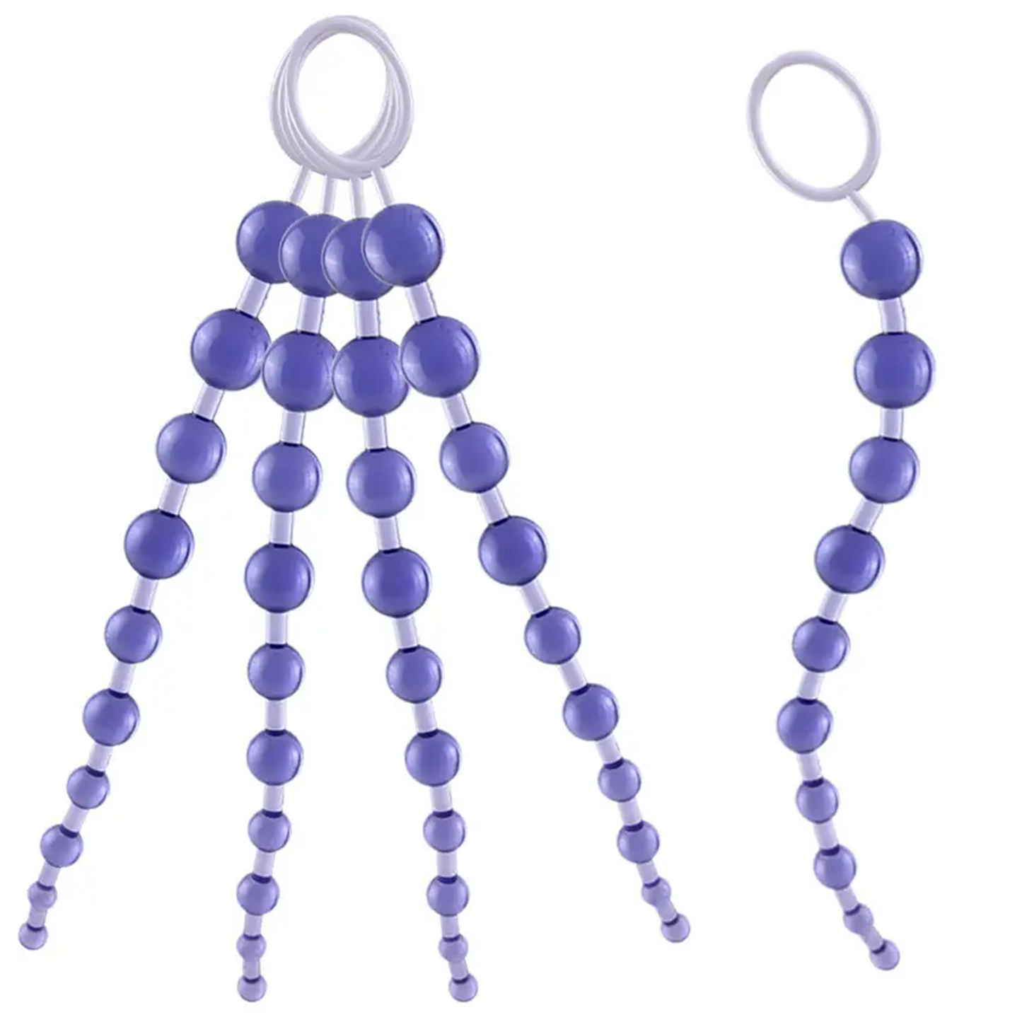 Youngwill Jelly Anal Beads Pull Ring Ball Anal plugYoungwill 12.5'' Anal Beads Anal Ball Butt plug