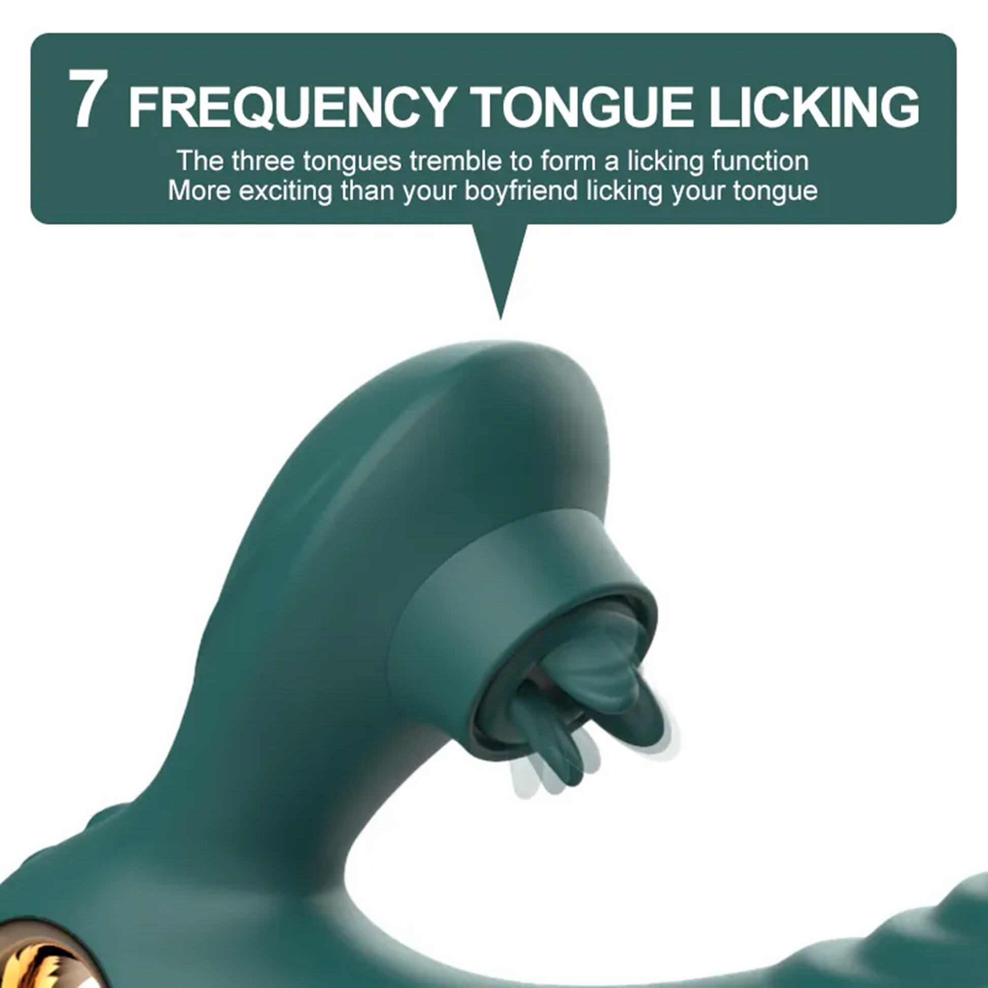 Youngwill Three Tongue Licker Dildo Vibrator