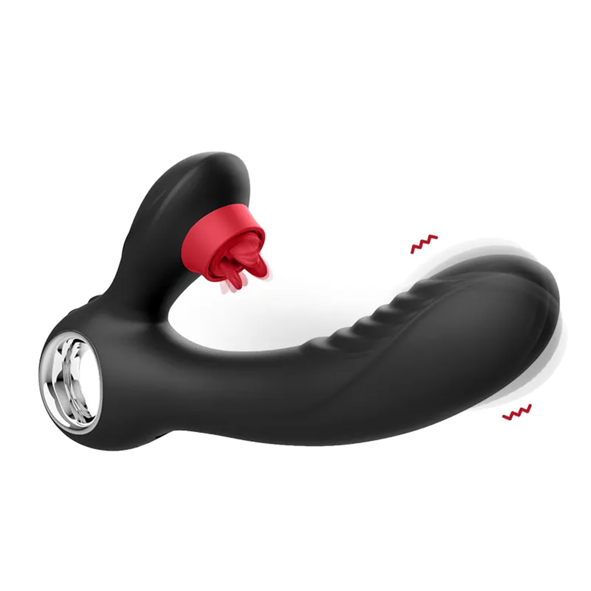 Youngwill Three Tongue Licker Dildo Vibrator