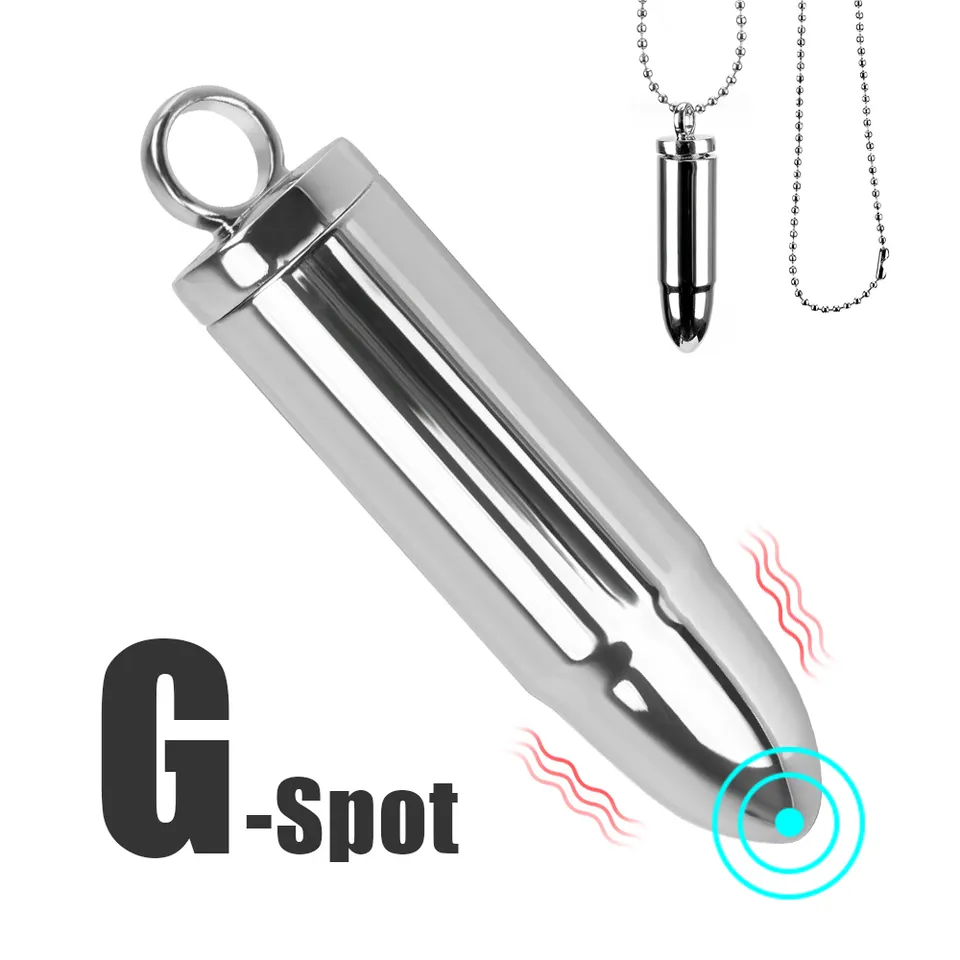 Bullet Necklace Vibrator Sex Toys for Women-stimulate point