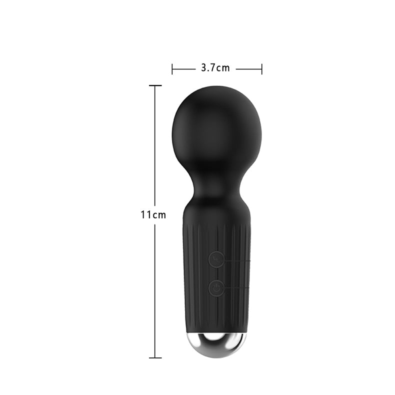 Mini Massage Wand Vibrator size