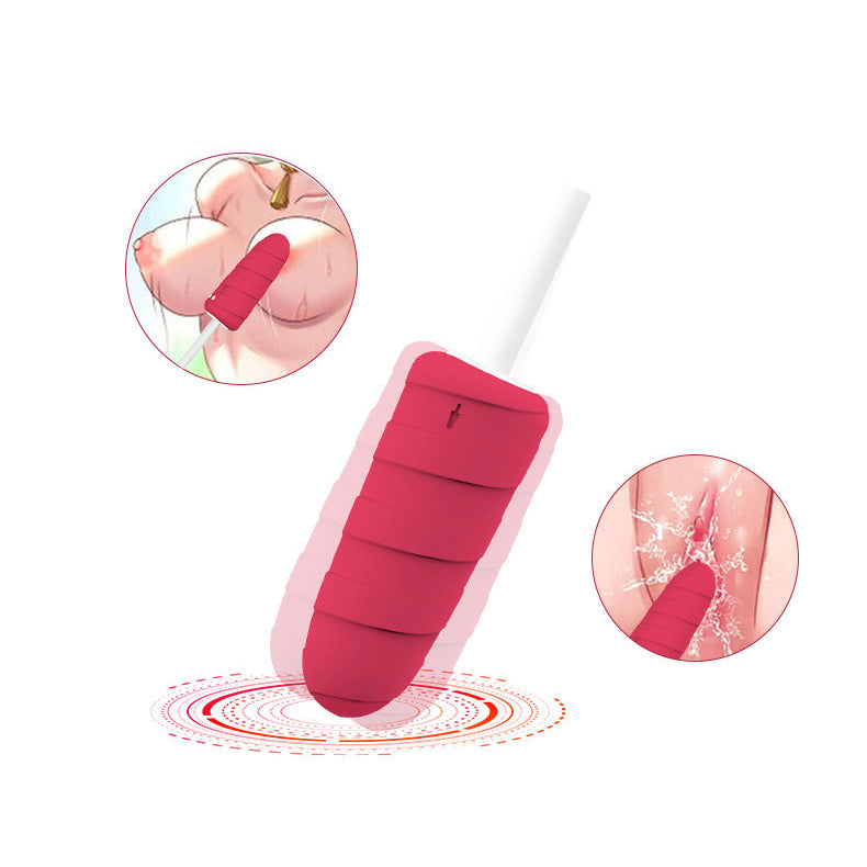 Ice Cream G-spot Clitoris Vibrator-usage display