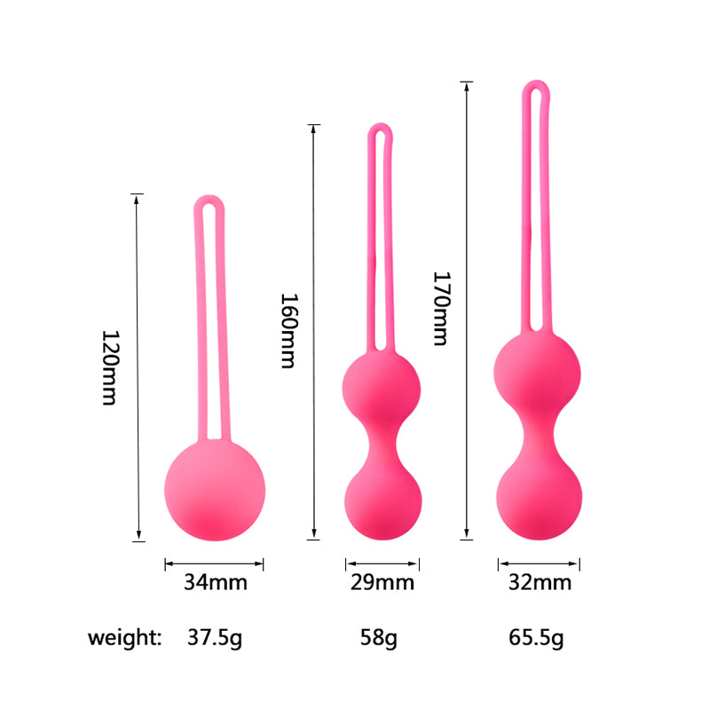 Kegel Exercise Ball Three Piece Set -Youngwill