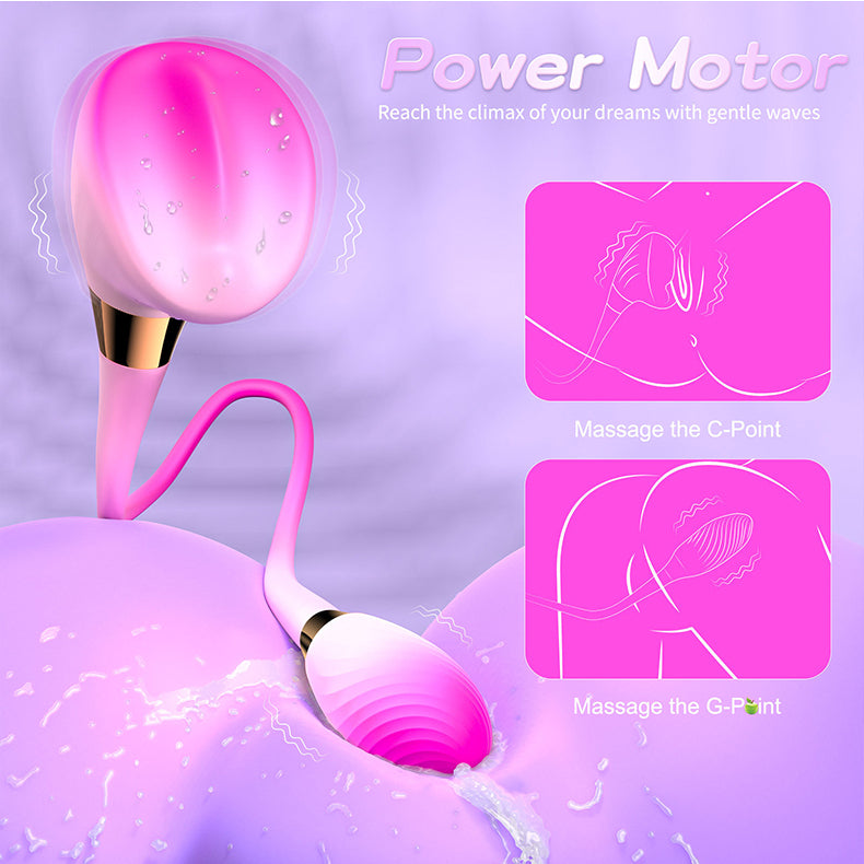 2 in 1 Vibrating Egg Vibrator | Mushroom Vibrator 2.0 - Youngwill