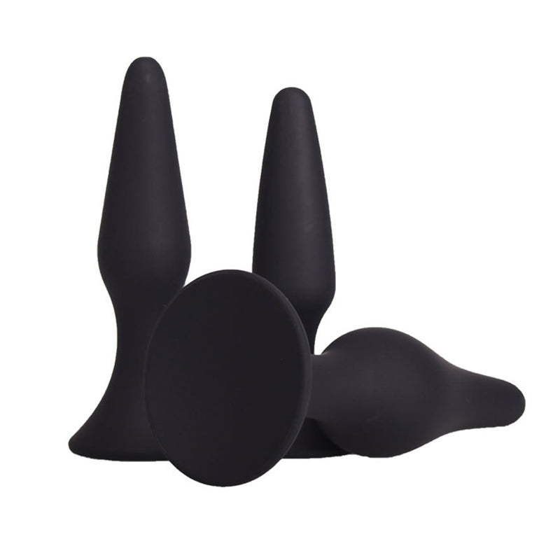 Youngwill Silicone Anal Plug Three-piece Set