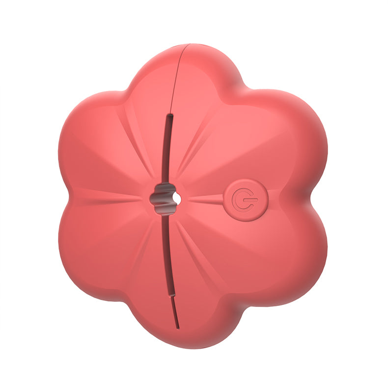 Youngwill-Red Flower Remote Control Breast Vibrator Nipple Clamp