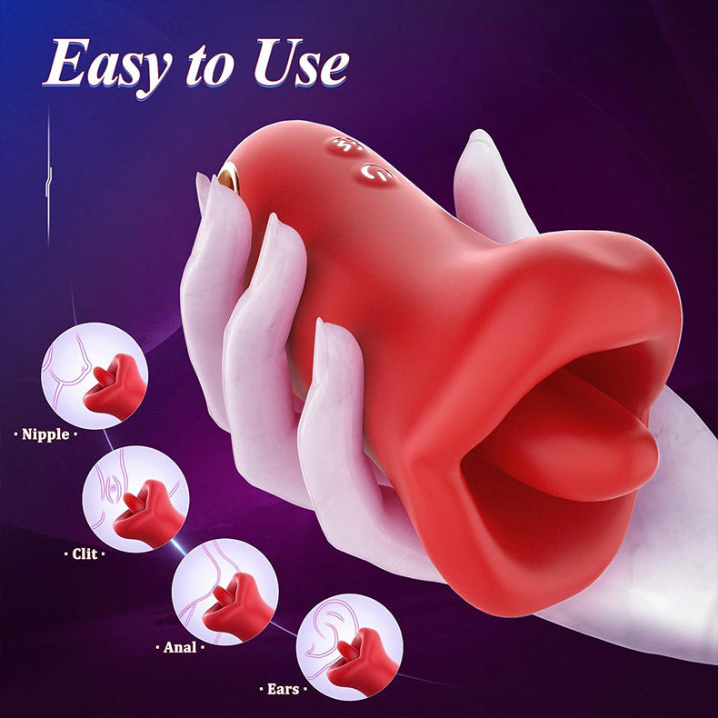 Youngwill-Realistic Oral Sex Vibrator for Girls