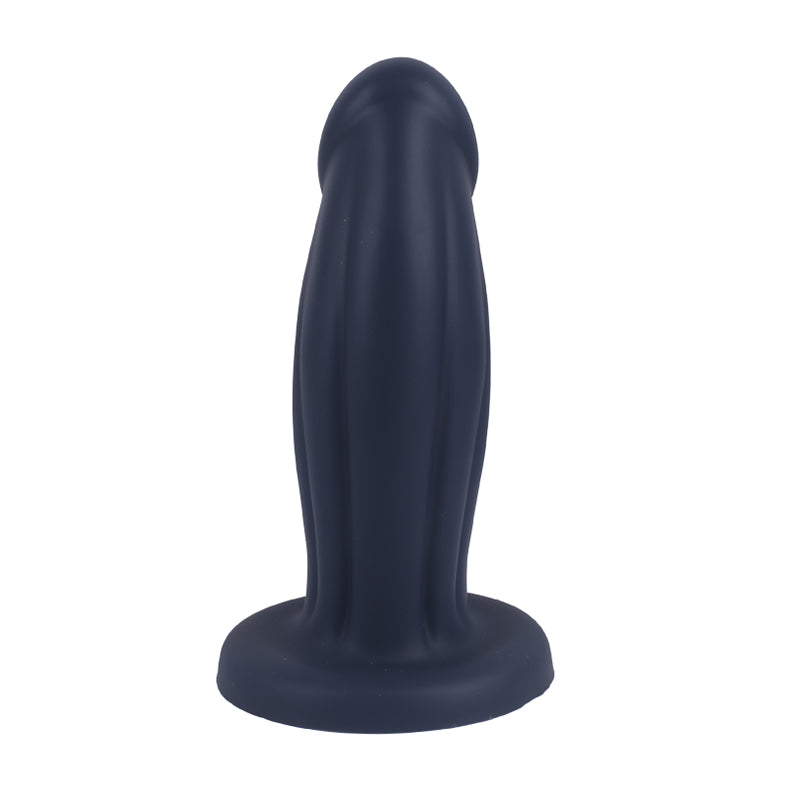 Liquid Silicone Anal Plug Dragon Dildo-black back view