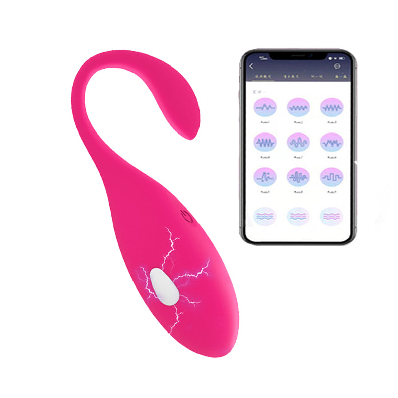 Youngwill-App Multi-frequency Electric Shock Love Egg Vibrator