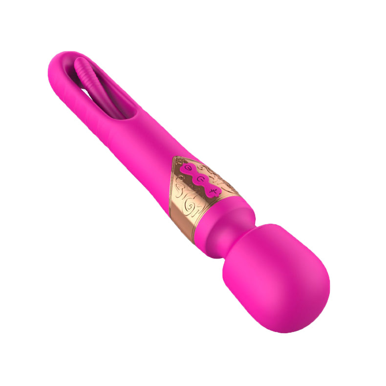 Hollow Slap Massage Wand Vibrator G-spot Stimulator Front view 4