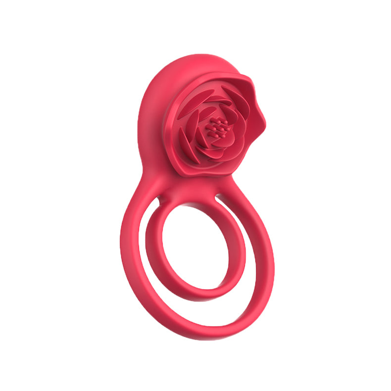 Youngwill Rose Penis Ring Wireless Remote Control Cock Ring for Couples