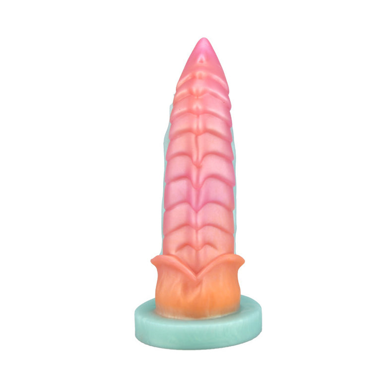 Youngwill Silicone Dragon Dildo Gradient Color Anal Plug Adult Sex Toy
