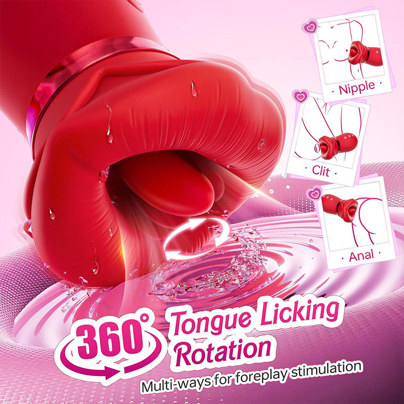 Youngwill-Big Mouth Tongue Licking Vibrator