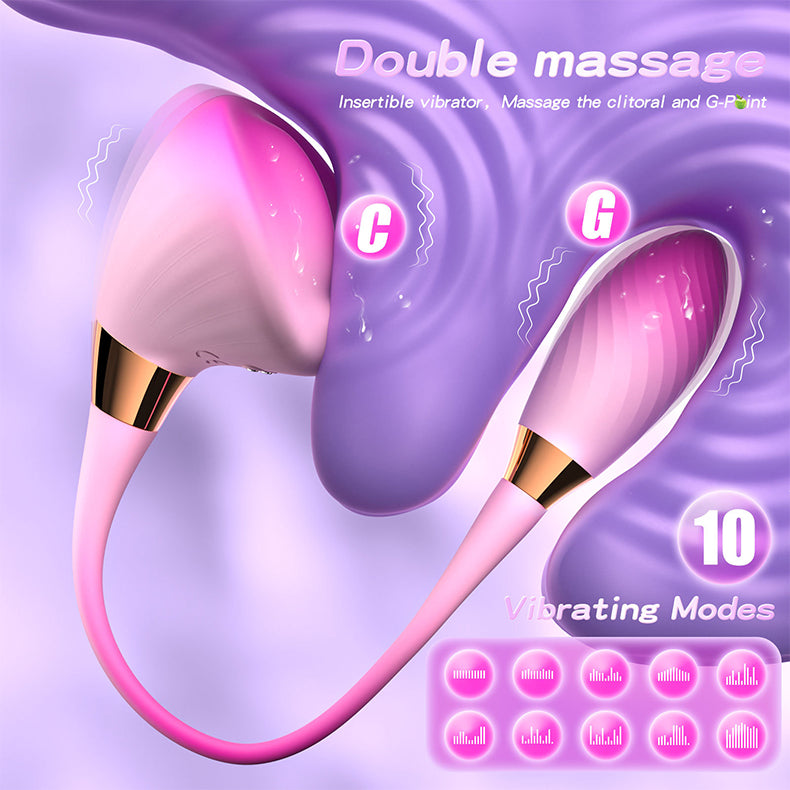 2 in 1 Vibrating Egg Vibrator | Mushroom Vibrator 2.0 - Youngwill