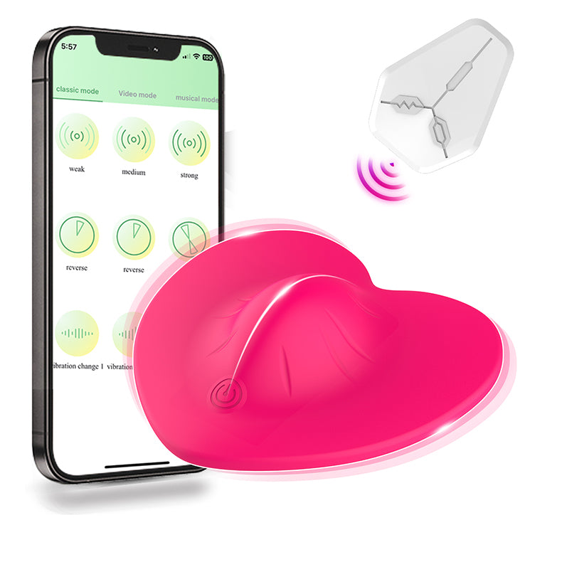 Youngwill APP Vibrating Silicone Pad Love Egg Vibrator for Women