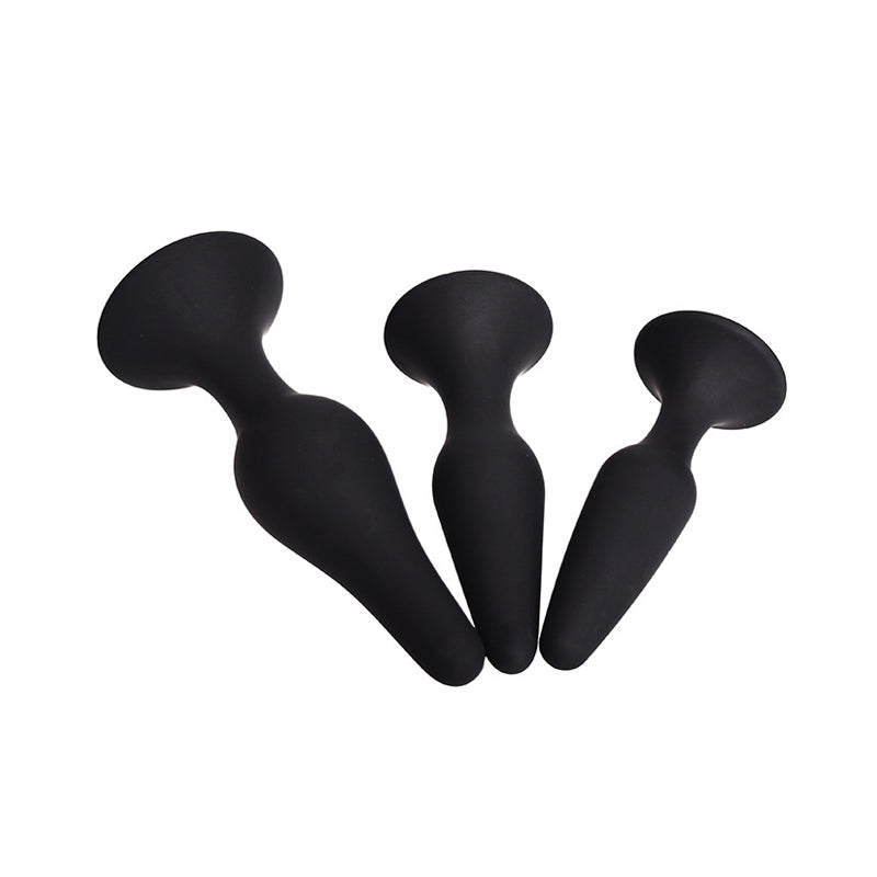 Youngwill Silicone Anal Plug Three-piece Set