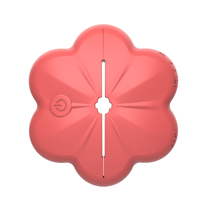 Youngwill-Red Flower Remote Control Breast Vibrator Nipple Clamp