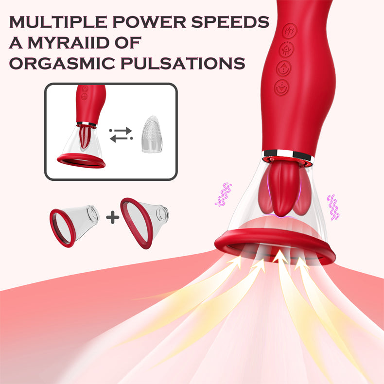 3 in 1 Multi-function Sucking Vibrator - Youngwill