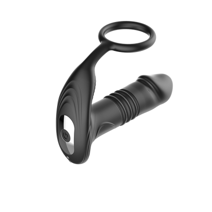 Youngwill Telescopic Anal Vibrator with Penis Ring