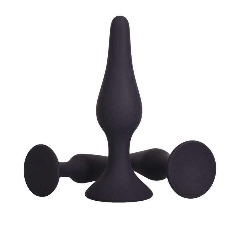 Youngwill Silicone Anal Plug Three-piece Set