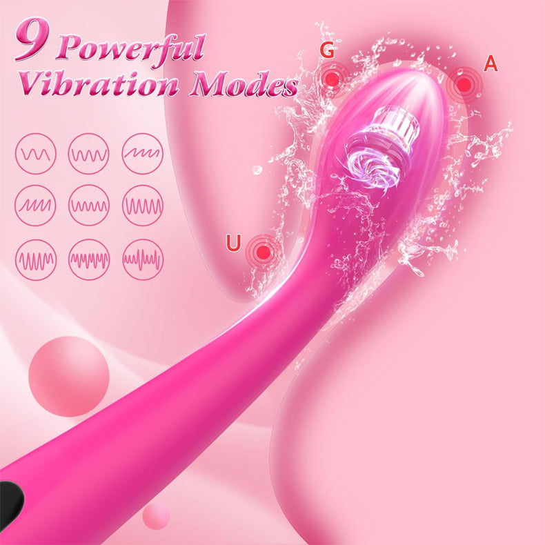 Youngwill Digital Display G-spot Wand Finger-shaped Vibrator