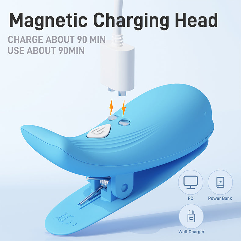 Electric Breast Clamp Dolphin Style-charging method