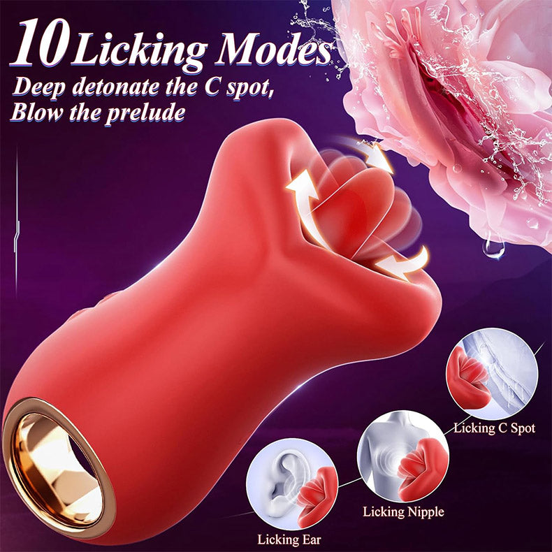 Youngwill-Realistic Oral Sex Vibrator for Girls