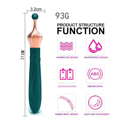 Youngwill-Double-ended Clitoral G-spot Vibrator