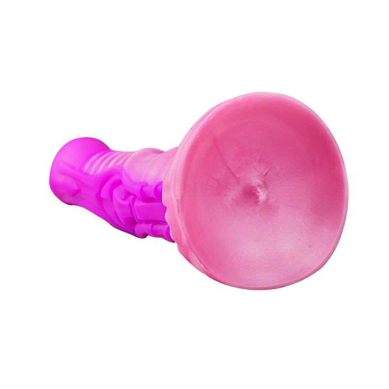 Gradient Color Animal Dildo- suction cup