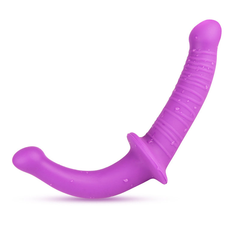  Double Headed Dildo Lesbian Silicone Dildo-side view