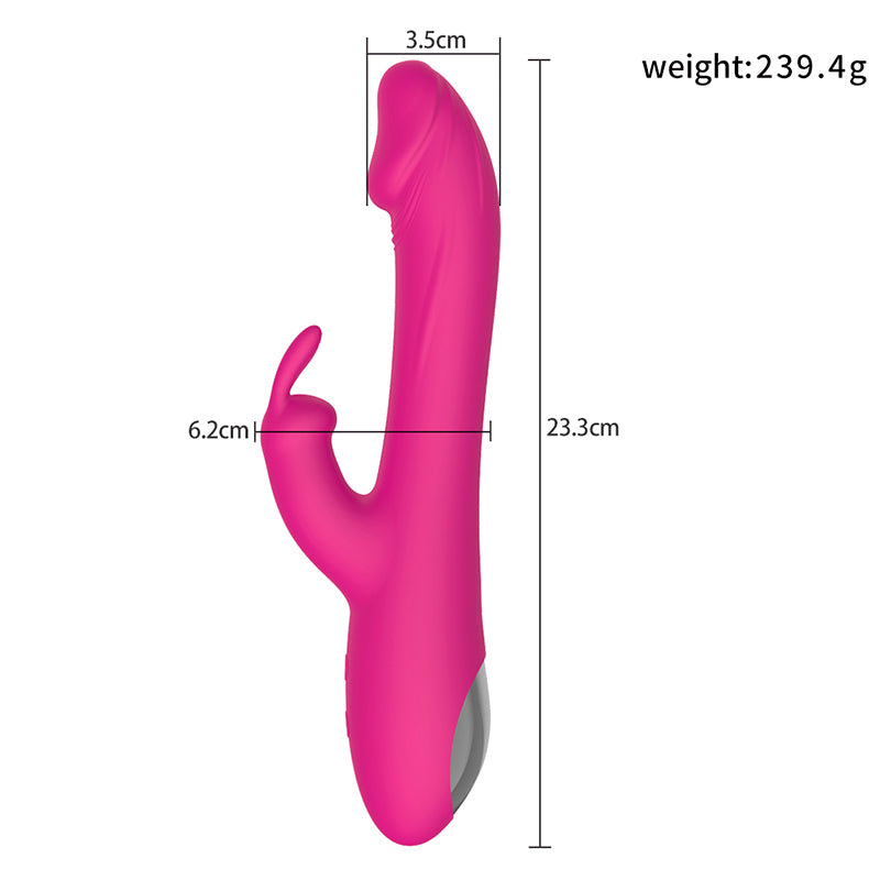 Youngwill-Telescopic Rabbit Dildo Vibrator