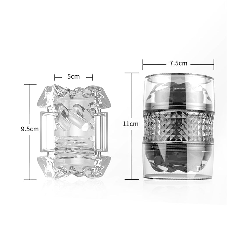 Youngwill Transparent Manual Masturbation Cup for Men